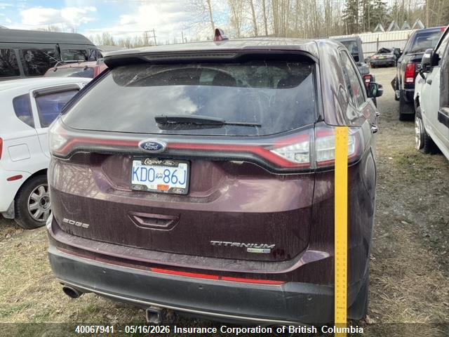 Продажа на аукционе авто 2018 Ford Edge, vin: 2FMPK4K9XJBB69305, номер лота: 40067941