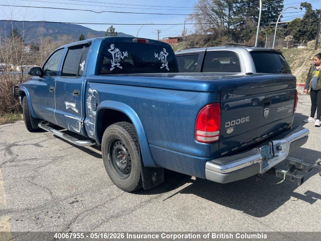 2003 Dodge Dakota Quad Slt მანქანა იყიდება აუქციონზე, vin: 1D7HL48N53S320866, აუქციონის ნომერი: 40067955