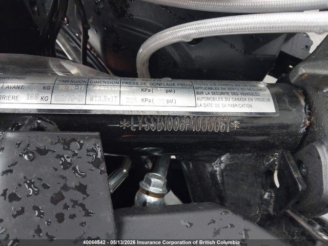 Продажа на аукционе авто 2023 Super Soco Tc, vin: LYSSB1006P1000061, номер лота: 40066542