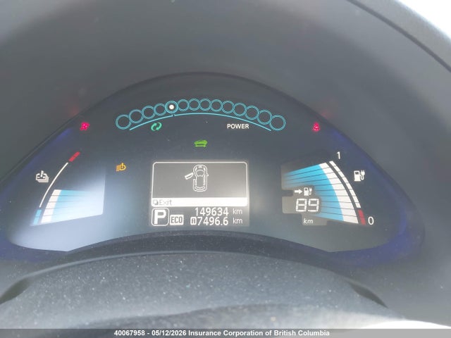 40067958 :رقم المزاد ، 1N4AZ0CP4FC305551 vin ، 2015 Nissan Leaf مزاد بيع