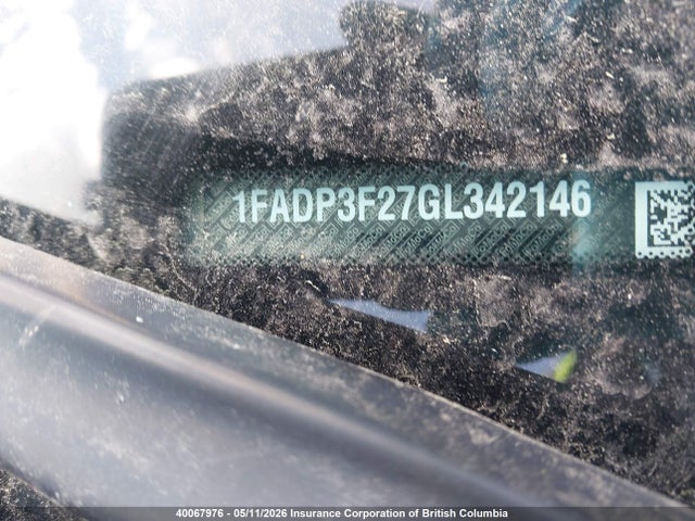 Продажа на аукционе авто 2016 Ford Focus, vin: 1FADP3F27GL342146, номер лота: 40067976