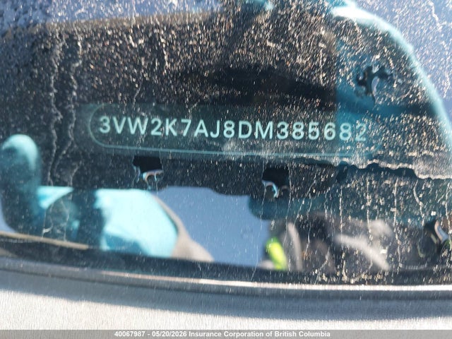Продаж на аукціоні авто 2013 Volkswagen Jetta, vin: 3VW2K7AJ8DM385682, номер лоту: 40067987