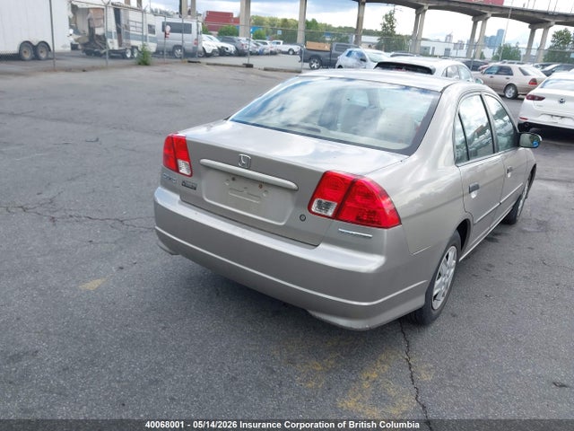 Продажа на аукционе авто 2005 Honda Civic, vin: 2HGES16305H010846, номер лота: 40068001