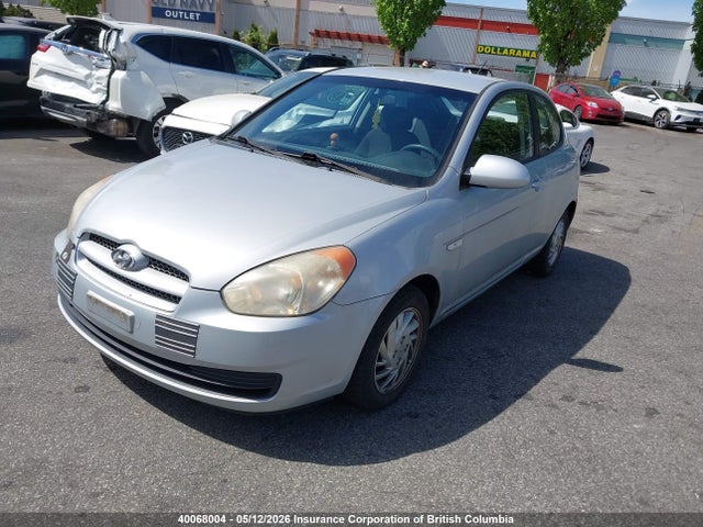 2008 Hyundai Accent Gs მანქანა იყიდება აუქციონზე, vin: KMHCN35C48U079384, აუქციონის ნომერი: 40068004