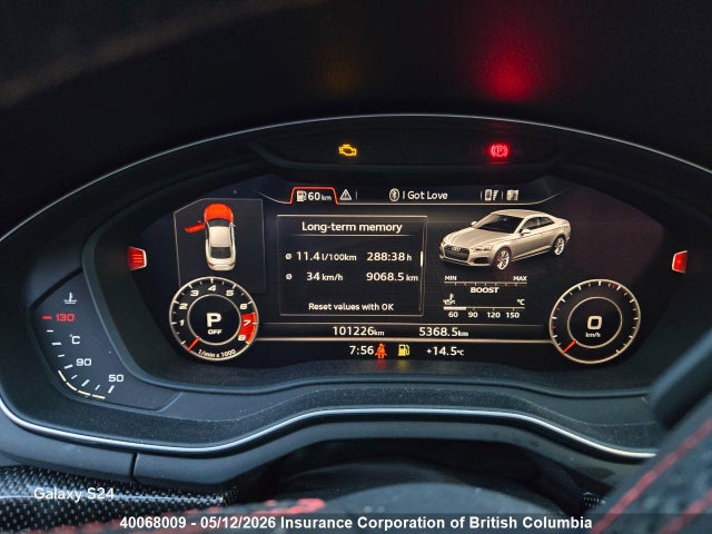 2018 Audi S5 მანქანა იყიდება აუქციონზე, vin: WAUR4AF53JA030056, აუქციონის ნომერი: 40068009
