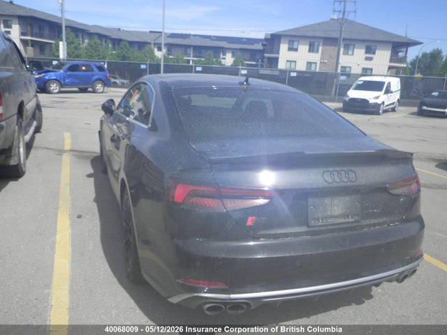2018 Audi S5 მანქანა იყიდება აუქციონზე, vin: WAUR4AF53JA030056, აუქციონის ნომერი: 40068009