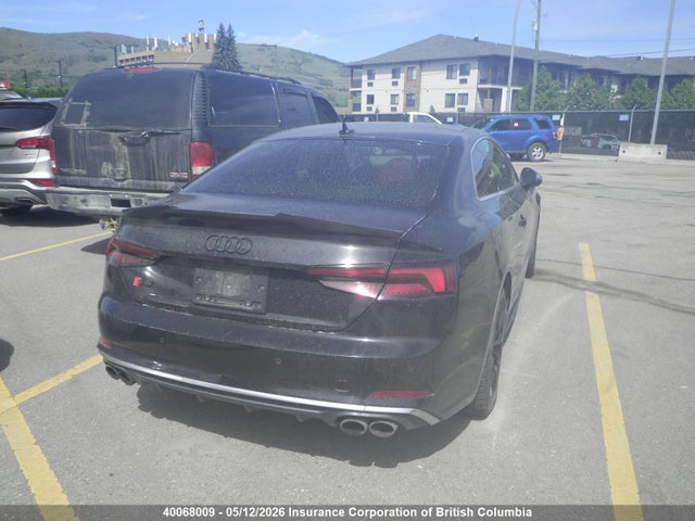 2018 Audi S5 მანქანა იყიდება აუქციონზე, vin: WAUR4AF53JA030056, აუქციონის ნომერი: 40068009
