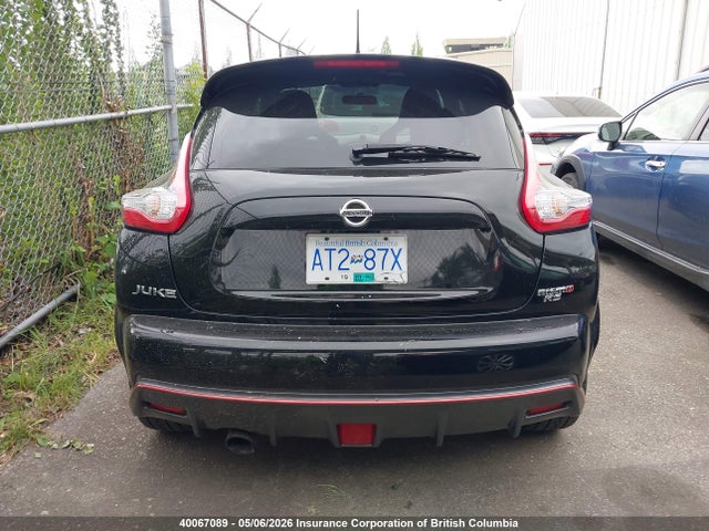Aukcja sprzedaży 2015 Nissan Juke Nismo Rs, vin: JN8DF5MR5FT200163, numer aukcji: 40067089