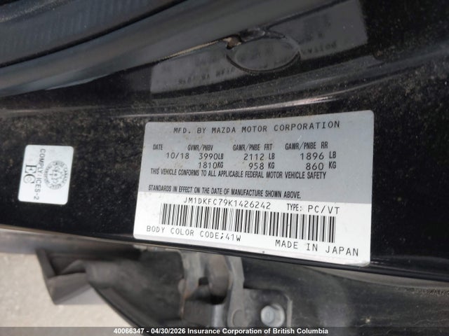 JM1DKFC79K1426242 Mazda Cx-3 Touring