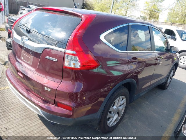 40065962 :رقم المزاد ، 2HKRM4H49FH126203 vin ، 2015 Honda Cr-v Se مزاد بيع