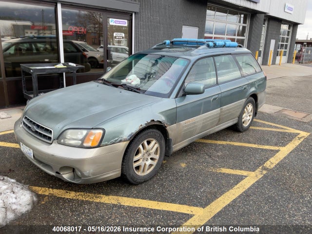 Продажа на аукционе авто 2000 Subaru Legacy Outback, vin: 4S3BH6655Y6632072, номер лота: 40068017