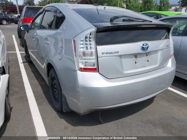 40068020 :رقم المزاد ، JTDKN3DU6A0132206 vin ، 2010 Toyota Prius مزاد بيع