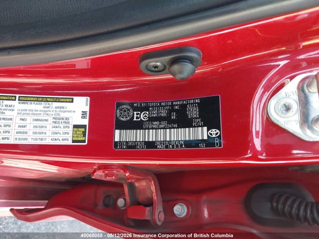40068055 :رقم المزاد ، 5YFBPMBE8MP224746 vin ، 2021 Toyota Corolla Le مزاد بيع