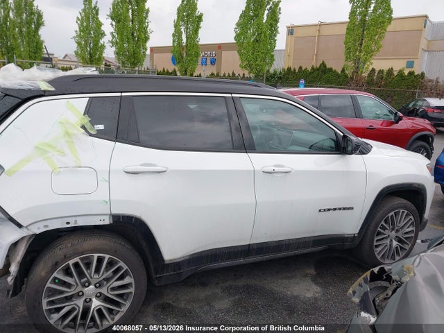 40068057 :رقم المزاد ، 3C4NJDCN5RT575227 vin ، 2022 Jeep Compass Limited مزاد بيع