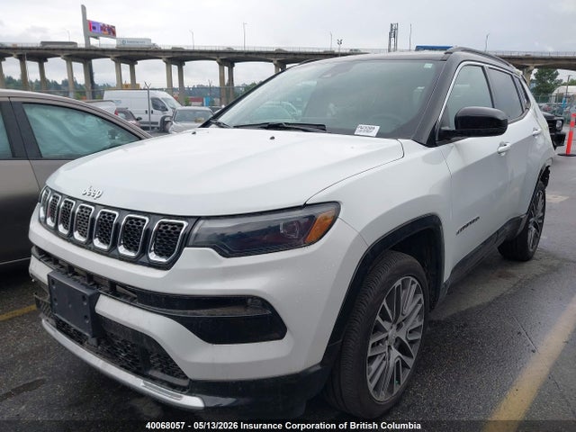 40068057 :رقم المزاد ، 3C4NJDCN5RT575227 vin ، 2022 Jeep Compass Limited مزاد بيع