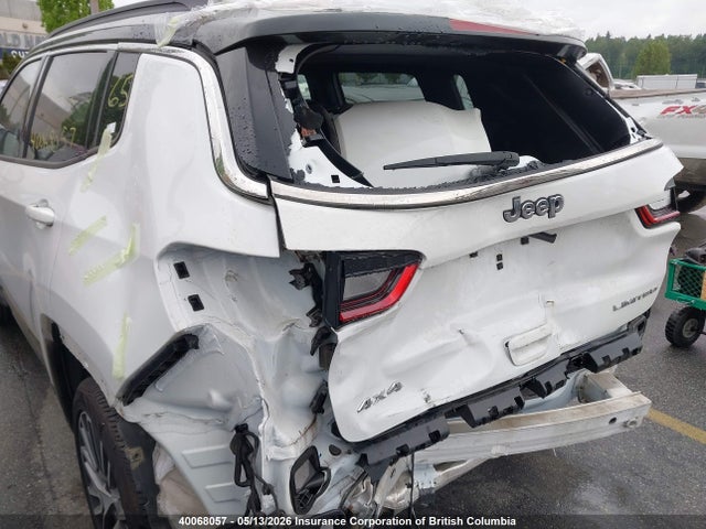 40068057 :رقم المزاد ، 3C4NJDCN5RT575227 vin ، 2022 Jeep Compass Limited مزاد بيع