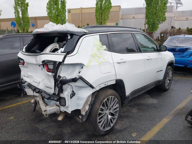 40068057 :رقم المزاد ، 3C4NJDCN5RT575227 vin ، 2022 Jeep Compass Limited مزاد بيع