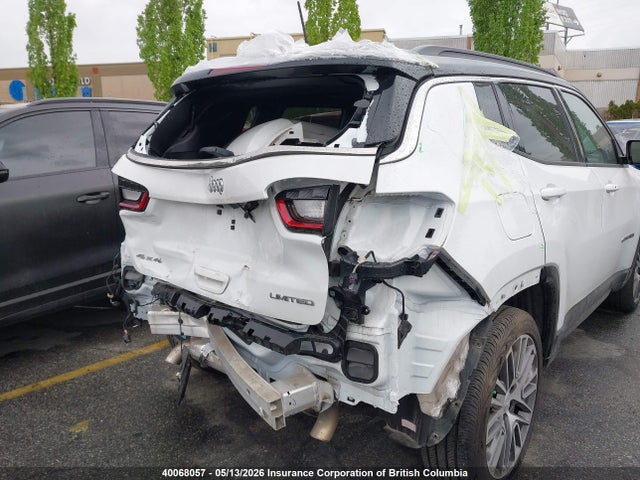 40068057 :رقم المزاد ، 3C4NJDCN5RT575227 vin ، 2022 Jeep Compass Limited مزاد بيع