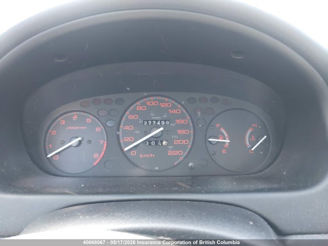 40068067 :رقم المزاد ، 2HHMB4549XH902261 vin ، 1999 Acura 1.6el مزاد بيع