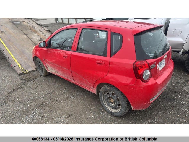 2009 Chevrolet Aveo მანქანა იყიდება აუქციონზე, vin: KL1TX66E69B357626, აუქციონის ნომერი: 40068134