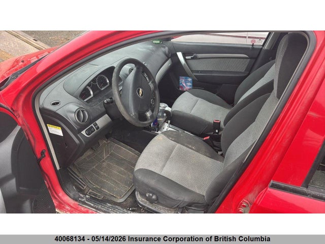 2009 Chevrolet Aveo მანქანა იყიდება აუქციონზე, vin: KL1TX66E69B357626, აუქციონის ნომერი: 40068134