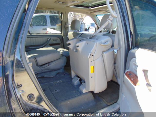 40068149 :رقم المزاد ، 5TDBT48A05S237757 vin ، 2005 Toyota Sequoia Limited مزاد بيع