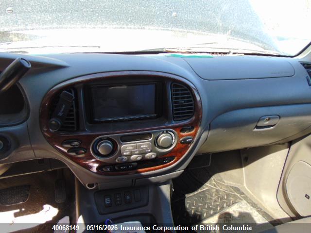 40068149 :رقم المزاد ، 5TDBT48A05S237757 vin ، 2005 Toyota Sequoia Limited مزاد بيع
