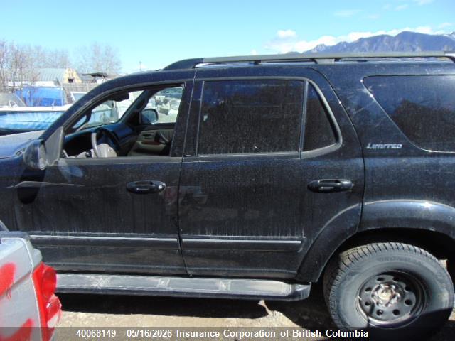 40068149 :رقم المزاد ، 5TDBT48A05S237757 vin ، 2005 Toyota Sequoia Limited مزاد بيع