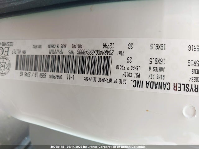 Продажа на аукционе авто 2011 Dodge Grand Caravan Express, vin: 2D4RN4DGXBR648996, номер лота: 40068178