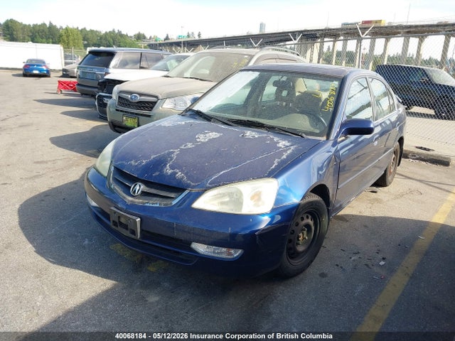 2002 Acura 1.7el Premium მანქანა იყიდება აუქციონზე, vin: 2HHES36862H006962, აუქციონის ნომერი: 40068184