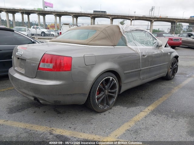 40068189 :رقم المزاد ، WAUAC48H75K001765 vin ، 2005 Audi A4 مزاد بيع