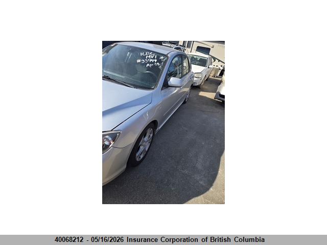 Aukcja sprzedaży 2008 Mazda Mazda3 Gs/gt, vin: JM1BK343181134126, numer aukcji: 40068212