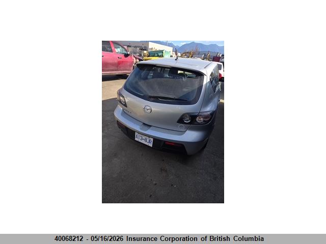 Aukcja sprzedaży 2008 Mazda Mazda3 Gs/gt, vin: JM1BK343181134126, numer aukcji: 40068212