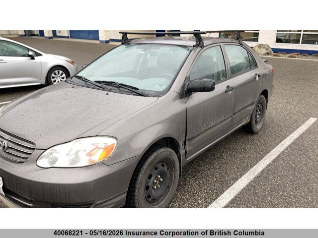 40068221 :رقم المزاد ، 2T1BR32E03C763123 vin ، 2003 Toyota Corolla Ce/le/sport مزاد بيع