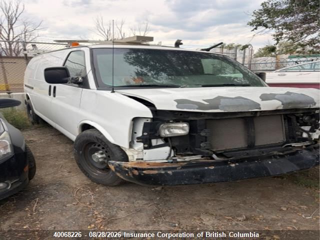 2011 Chevrolet Express G1500 მანქანა იყიდება აუქციონზე, vin: 1GCSHAF44B1129292, აუქციონის ნომერი: 40068226