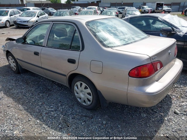 Aukcja sprzedaży 2002 Toyota Corolla Ce/le/s, vin: 2T1BR12E72C867742, numer aukcji: 40068251