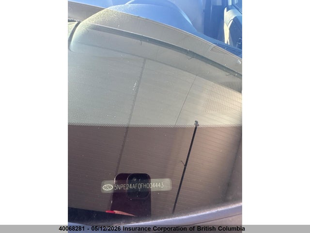5NPE24AF0FH004443 Hyundai SONATA SE