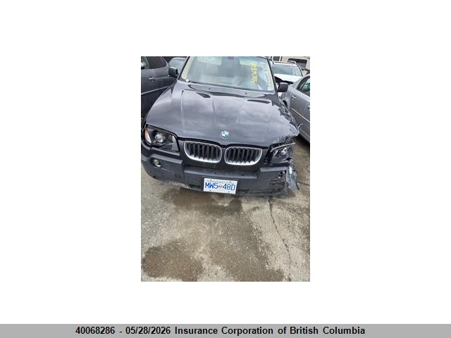 2004 Bmw X3 მანქანა იყიდება აუქციონზე, vin: WBXPA93404WA60660, აუქციონის ნომერი: 40068286