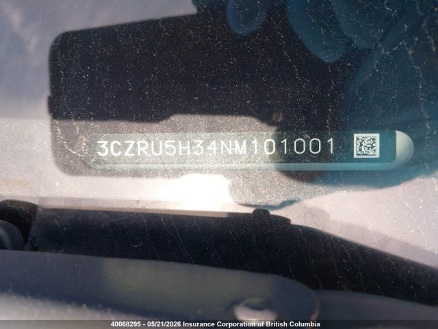 3CZRU5H34NM101001 Honda HR-V