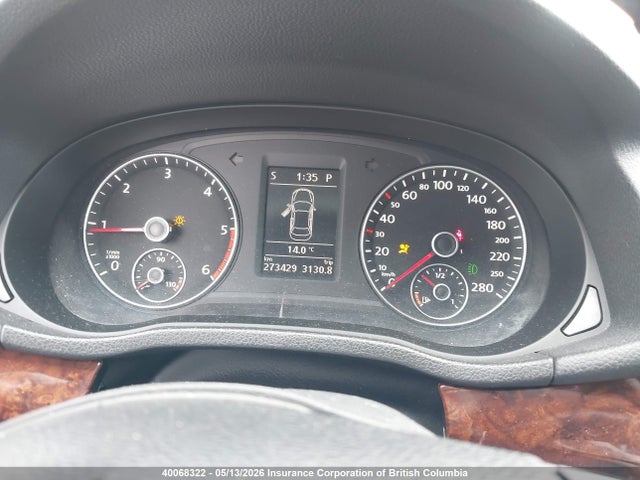 2012 Volkswagen Passat Sel მანქანა იყიდება აუქციონზე, vin: 1VWCN7A30CC045858, აუქციონის ნომერი: 40068322