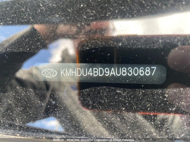 2010 Hyundai Elantra Blue/gls/se მანქანა იყიდება აუქციონზე, vin: KMHDU4BD9AU830687, აუქციონის ნომერი: 40068340