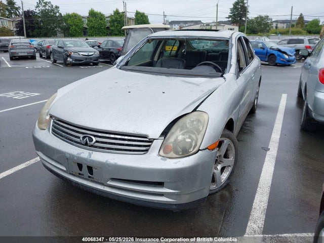 2003 Infiniti G35 მანქანა იყიდება აუქციონზე, vin: JNKCV51E23M314556, აუქციონის ნომერი: 40068347