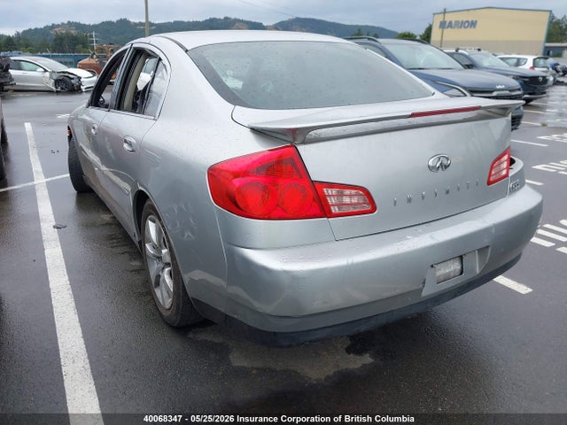 2003 Infiniti G35 მანქანა იყიდება აუქციონზე, vin: JNKCV51E23M314556, აუქციონის ნომერი: 40068347