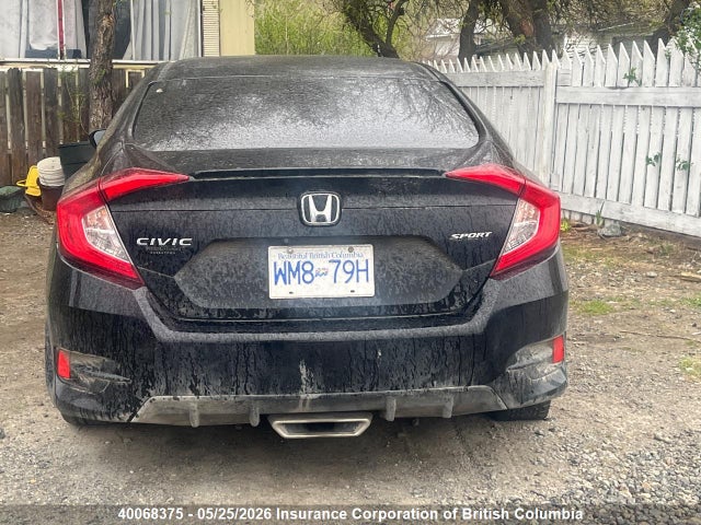 40068375 :رقم المزاد ، 2HGFC2F89LH000803 vin ، 2020 Honda Civic مزاد بيع