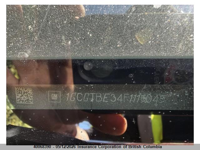 1GCGTBE34F1115045 Chevrolet Colorado Lt