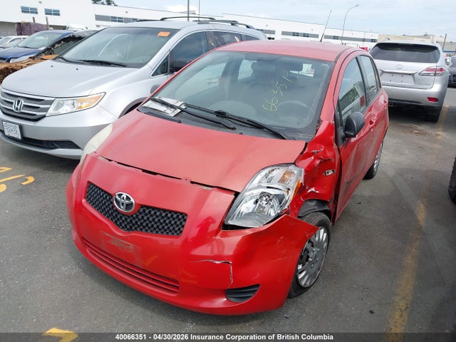 40066351 :رقم المزاد ، JTDKT923585141916 vin ، 2008 Toyota Yaris مزاد بيع