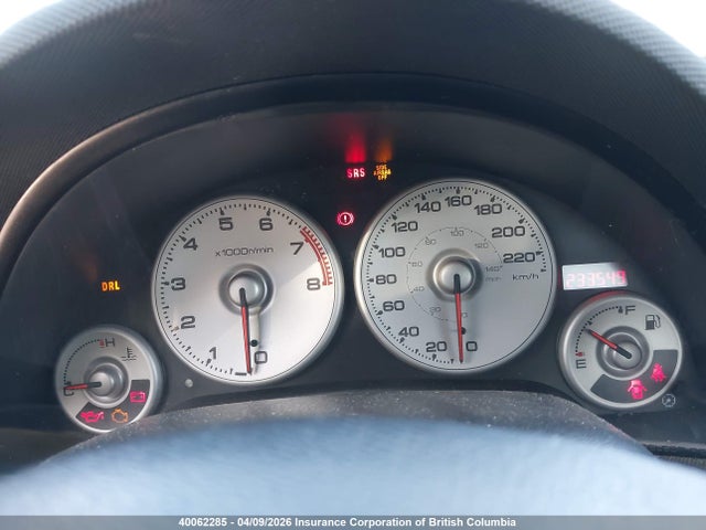 2002 Acura Rsx მანქანა იყიდება აუქციონზე, vin: JH4DC53662C806026, აუქციონის ნომერი: 40062285
