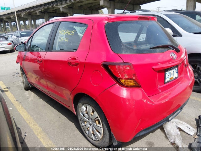 40064405 :رقم المزاد ، VNKKTUD3XFA027552 vin ، 2015 Toyota Yaris مزاد بيع