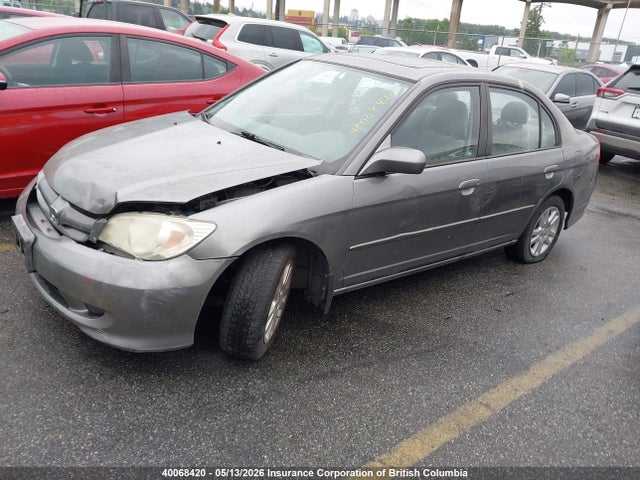 2005 Honda Civic მანქანა იყიდება აუქციონზე, vin: 2HGES16685H035584, აუქციონის ნომერი: 40068420