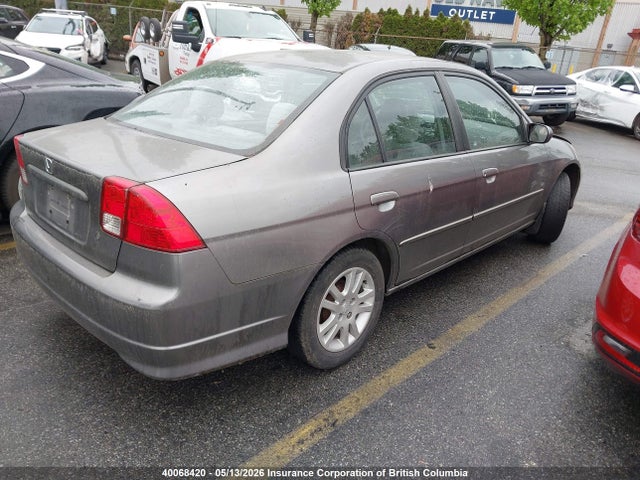 2005 Honda Civic მანქანა იყიდება აუქციონზე, vin: 2HGES16685H035584, აუქციონის ნომერი: 40068420